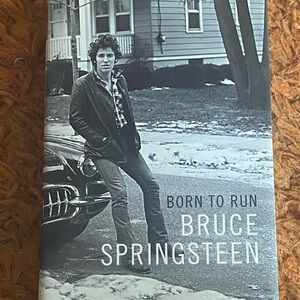 Bruce Springsteen born to run hardback book